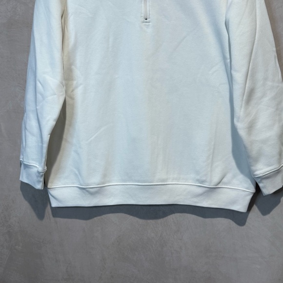 Blair Sunflower Floral Zip Sweatshirt L White - Picture 4 of 7